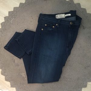 High-Rise Free People skinny jeans